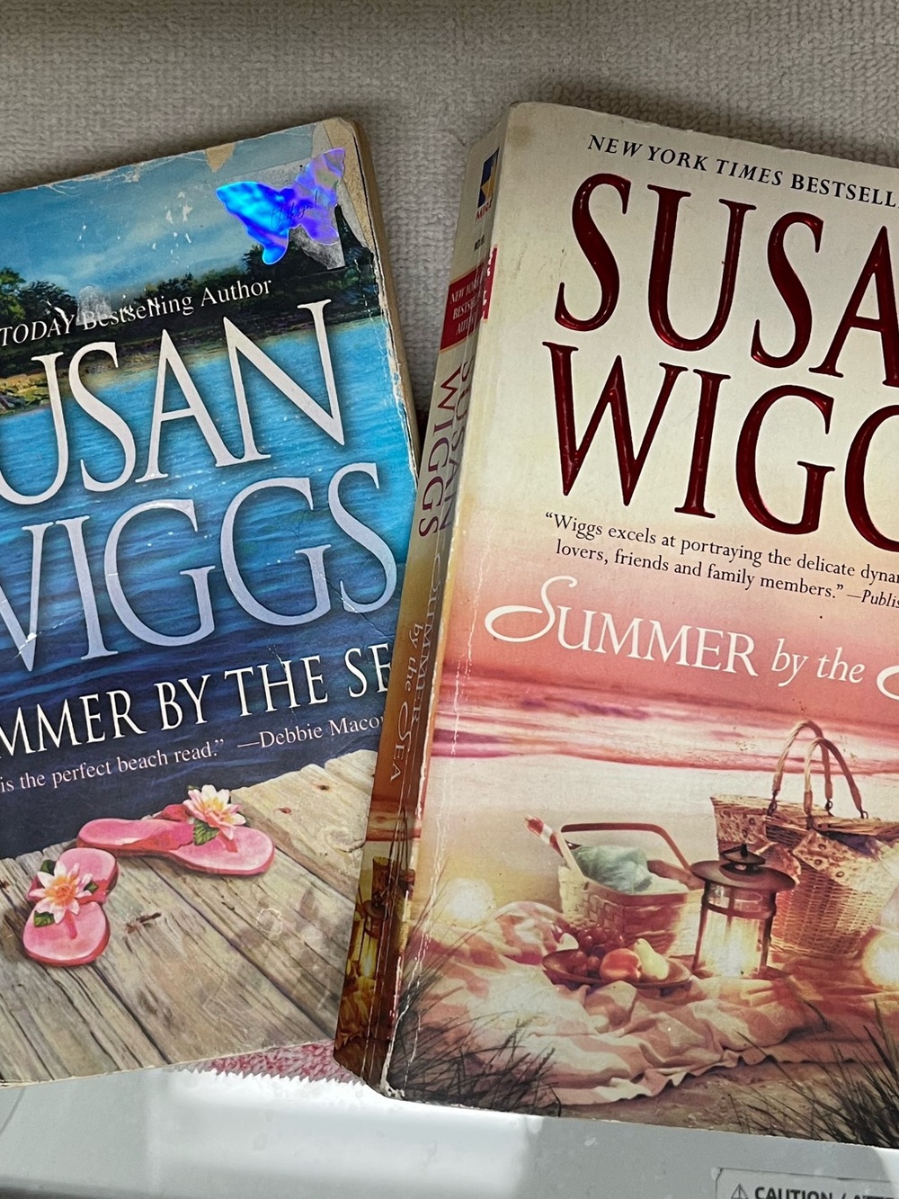 Best Selling Author Susan Wiggs 2 Book Set of “Summer By The Sea”